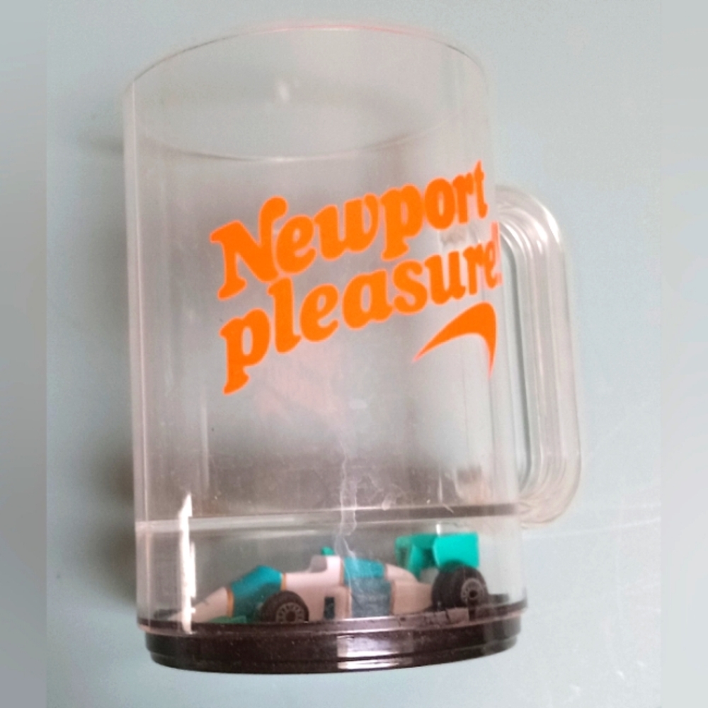 Vintage Newport Pleasure Cup with Car